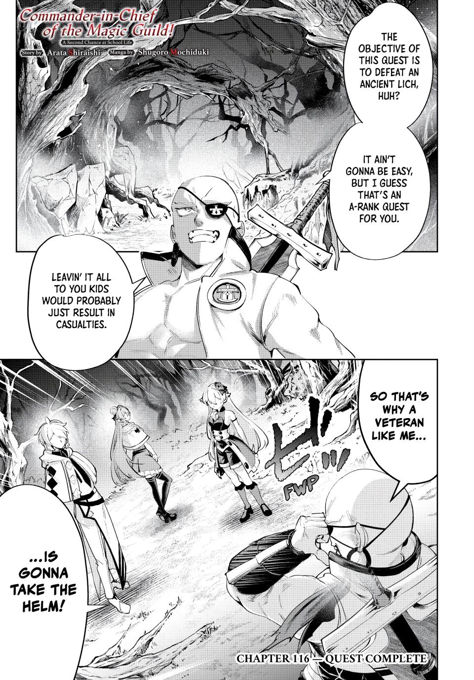 Master of the Magic Guild ~ Reborn and Starting Over Now for the Second Time at the Academy Chapter 116 page 1 - Chapter 116