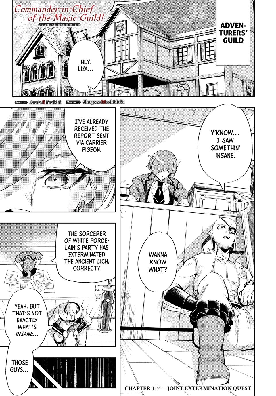Master of the Magic Guild ~ Reborn and Starting Over Now for the Second Time at the Academy Chapter 117 page 1 - Chapter 117