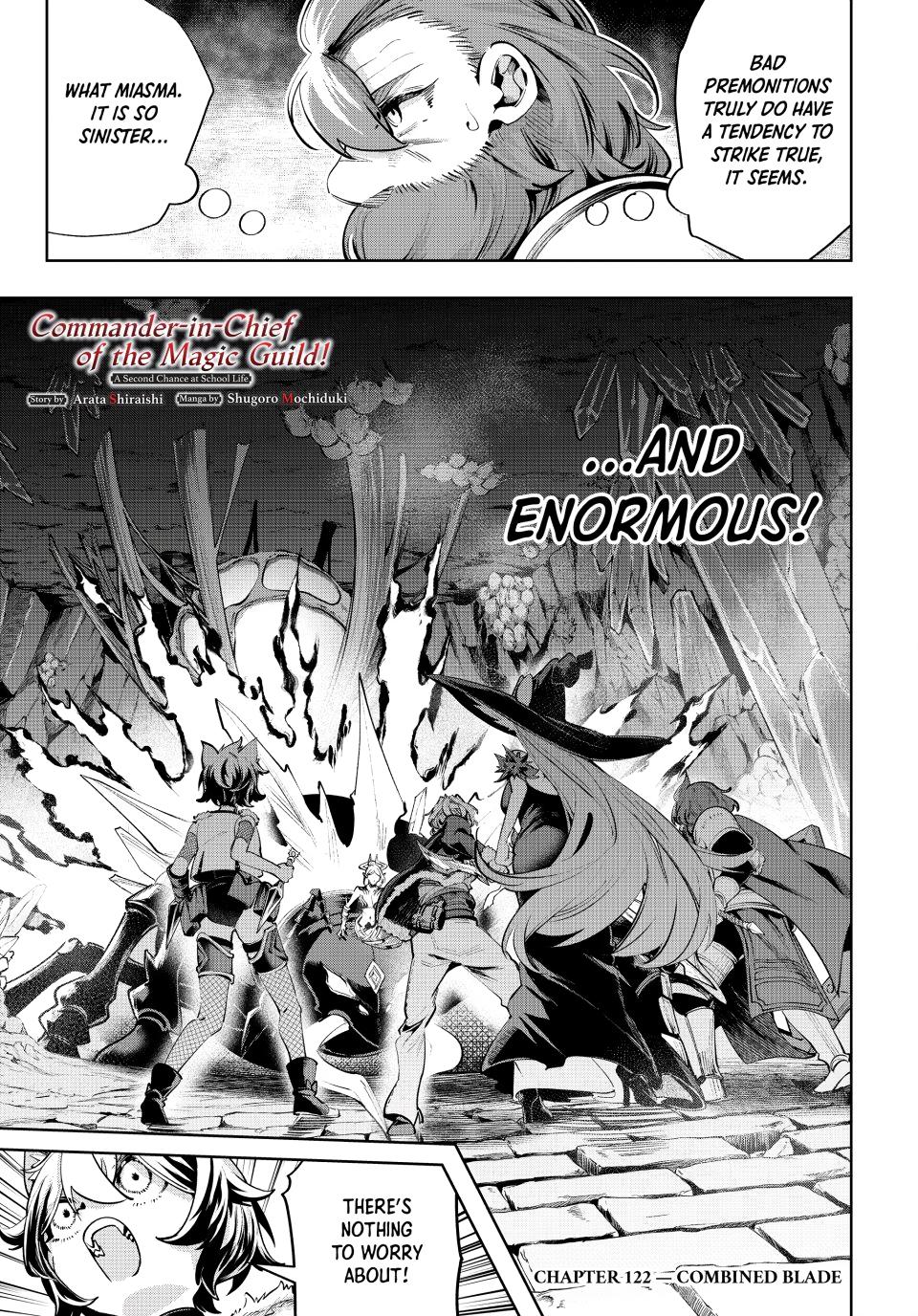 Master of the Magic Guild ~ Reborn and Starting Over Now for the Second Time at the Academy Chapter 122 page 1 - Chapter 122