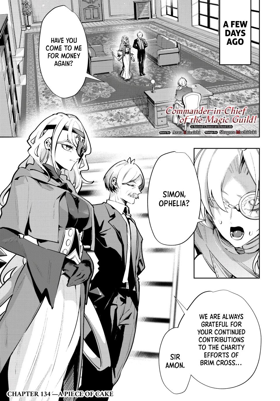 Master of the Magic Guild ~ Reborn and Starting Over Now for the Second Time at the Academy Chapter 134 page 1 - Chapter 134