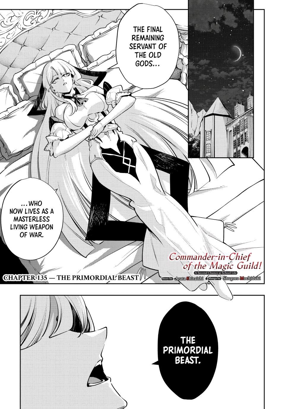 Master of the Magic Guild ~ Reborn and Starting Over Now for the Second Time at the Academy Chapter 135 page 1 - Chapter 135