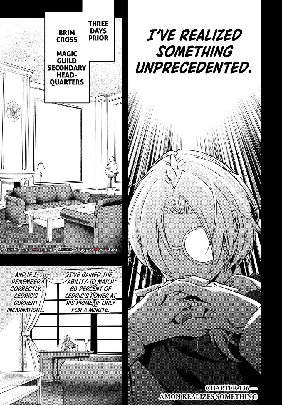 Master of the Magic Guild ~ Reborn and Starting Over Now for the Second Time at the Academy Chapter 136 page 1 - Chapter 136