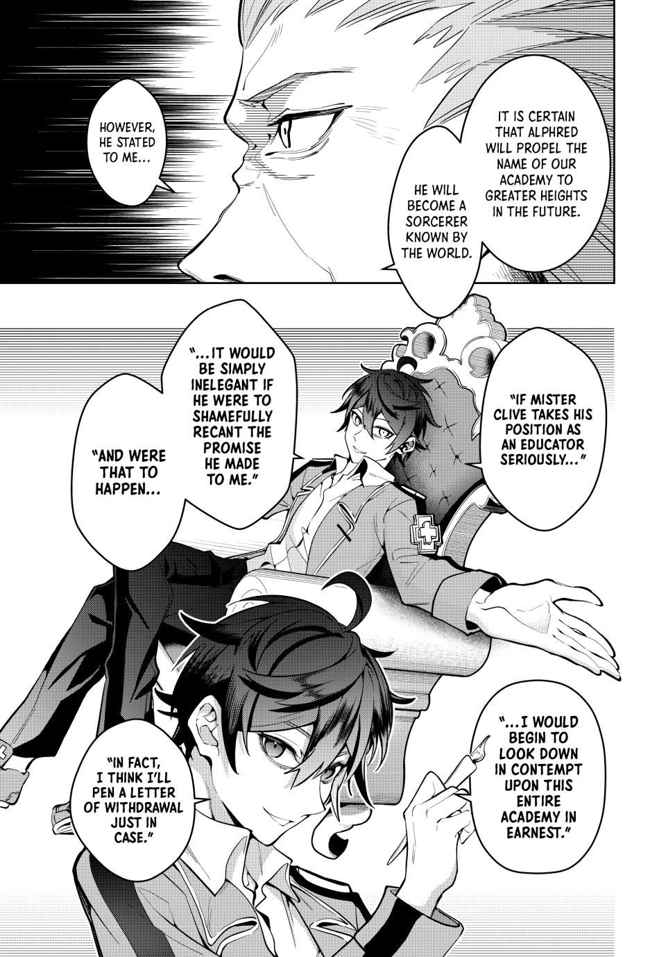 Master of the Magic Guild ~ Reborn and Starting Over Now for the Second Time at the Academy Chapter 16 page 15 - Chapter 16: Alphred's Proposal