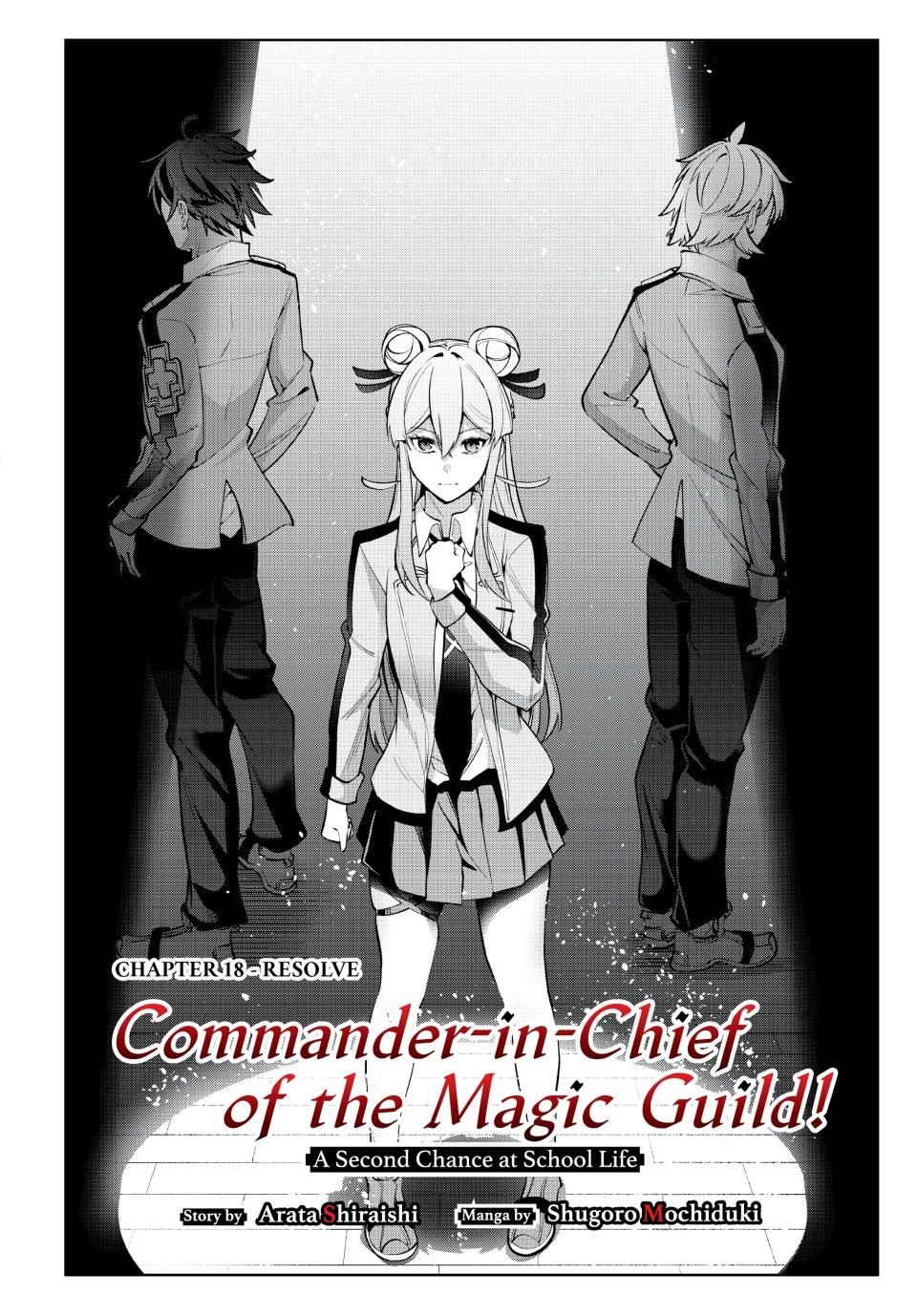 Master of the Magic Guild ~ Reborn and Starting Over Now for the Second Time at the Academy Chapter 18 page 2 - Chapter 18: Resolve