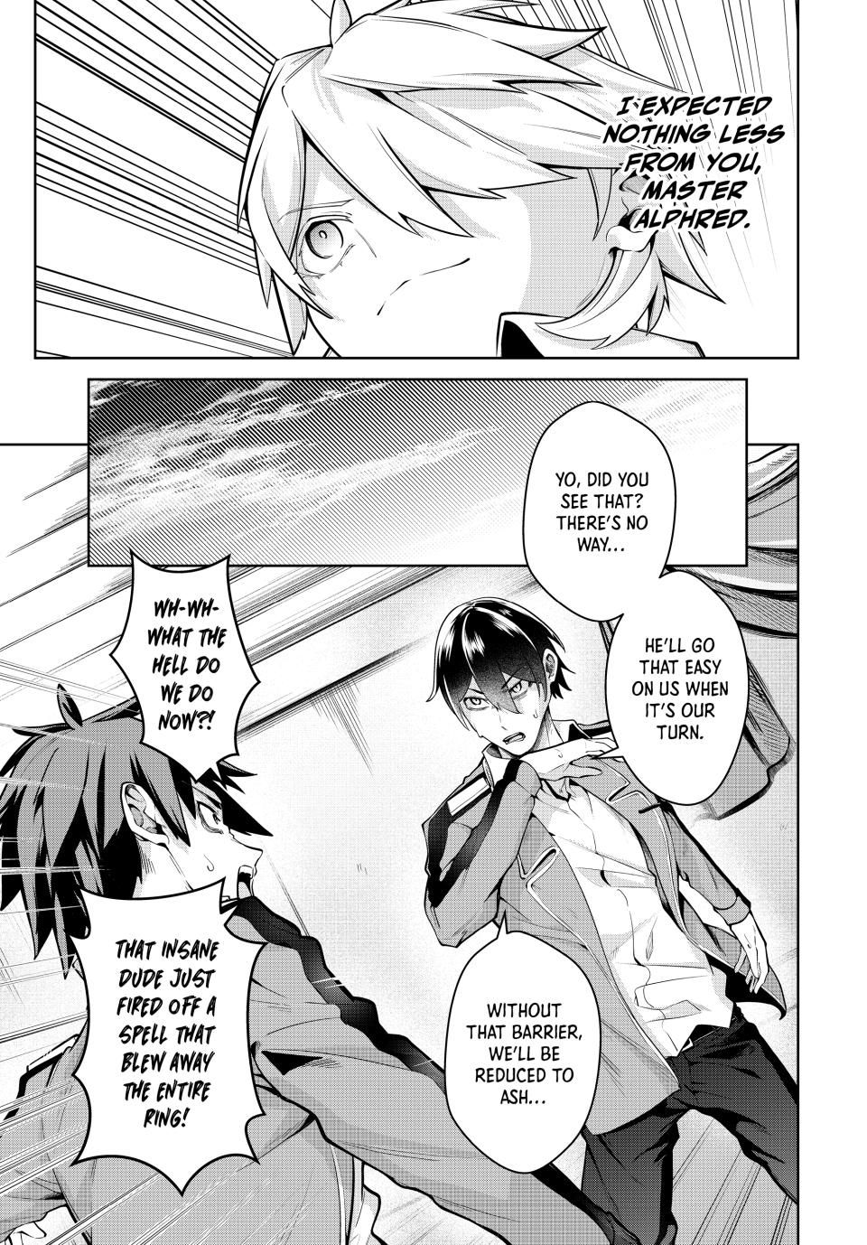 Master of the Magic Guild ~ Reborn and Starting Over Now for the Second Time at the Academy Chapter 19 page 17 - Chapter 19: Try and Challenge Me