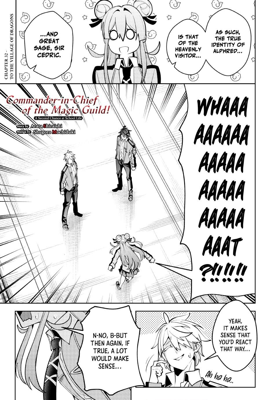 Master of the Magic Guild ~ Reborn and Starting Over Now for the Second Time at the Academy Chapter 32 page 1 - Chapter 32: To the Village of Dragons