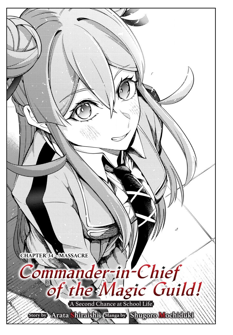 Master of the Magic Guild ~ Reborn and Starting Over Now for the Second Time at the Academy Chapter 34 page 1 - Chapter 34: Massacre