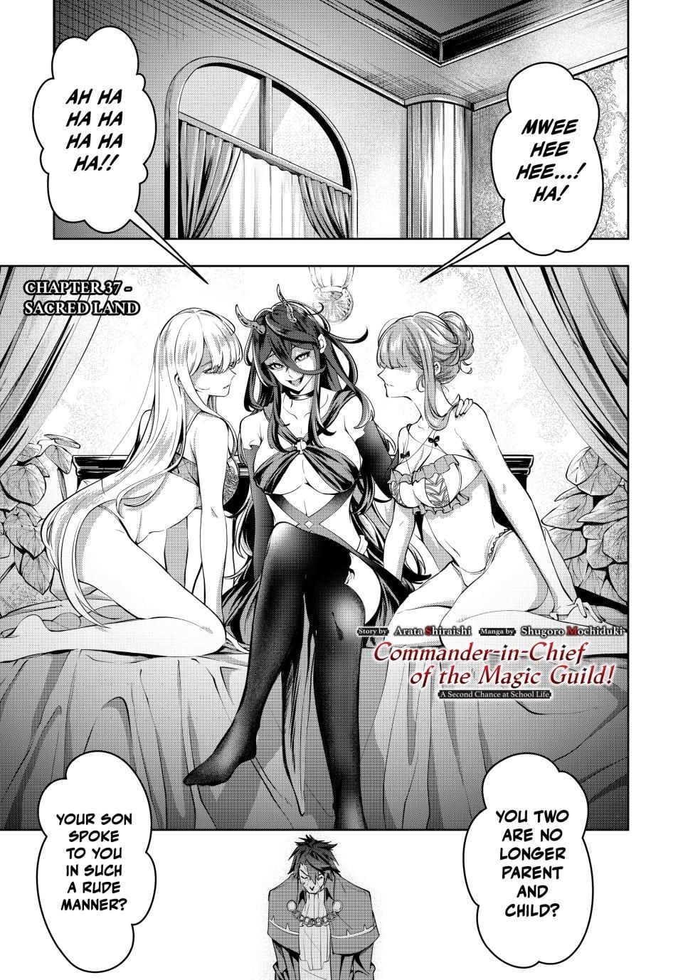 Master of the Magic Guild ~ Reborn and Starting Over Now for the Second Time at the Academy Chapter 37 page 1 - Chapter 37: Sacred Land