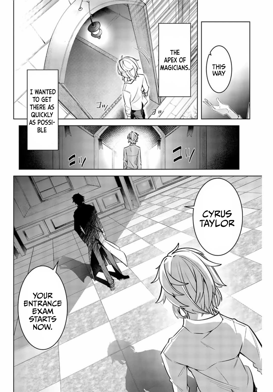 Master of the Magic Guild ~ Reborn and Starting Over Now for the Second Time at the Academy Chapter 4 page 6 - Chapter 4: Cyrus Taylor