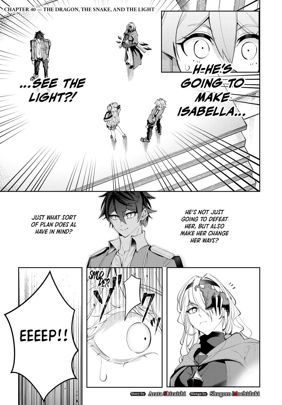 Master of the Magic Guild ~ Reborn and Starting Over Now for the Second Time at the Academy Chapter 40 page 1 - Chapter 40: The Dragon, the Snake, and the Light