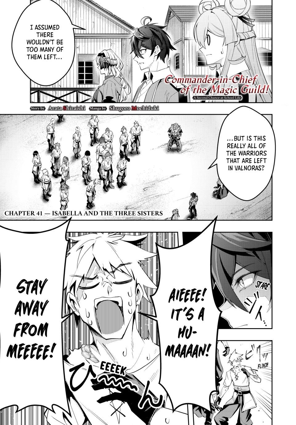 Master of the Magic Guild ~ Reborn and Starting Over Now for the Second Time at the Academy Chapter 41 page 1 - Chapter 41: Isabella and the Three Sisters