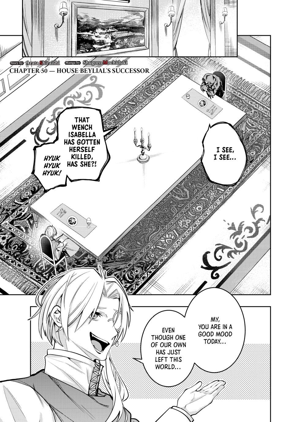 Master of the Magic Guild ~ Reborn and Starting Over Now for the Second Time at the Academy Chapter 50 page 1 - Chapter 50: House Beylial's Successor