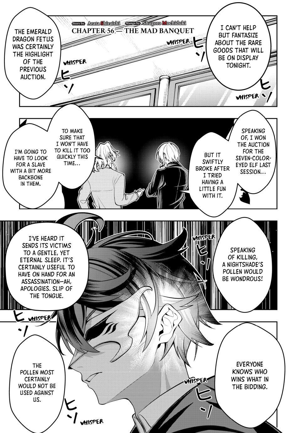 Master of the Magic Guild ~ Reborn and Starting Over Now for the Second Time at the Academy Chapter 56 page 1 - Chapter 56: The Mad Banquet