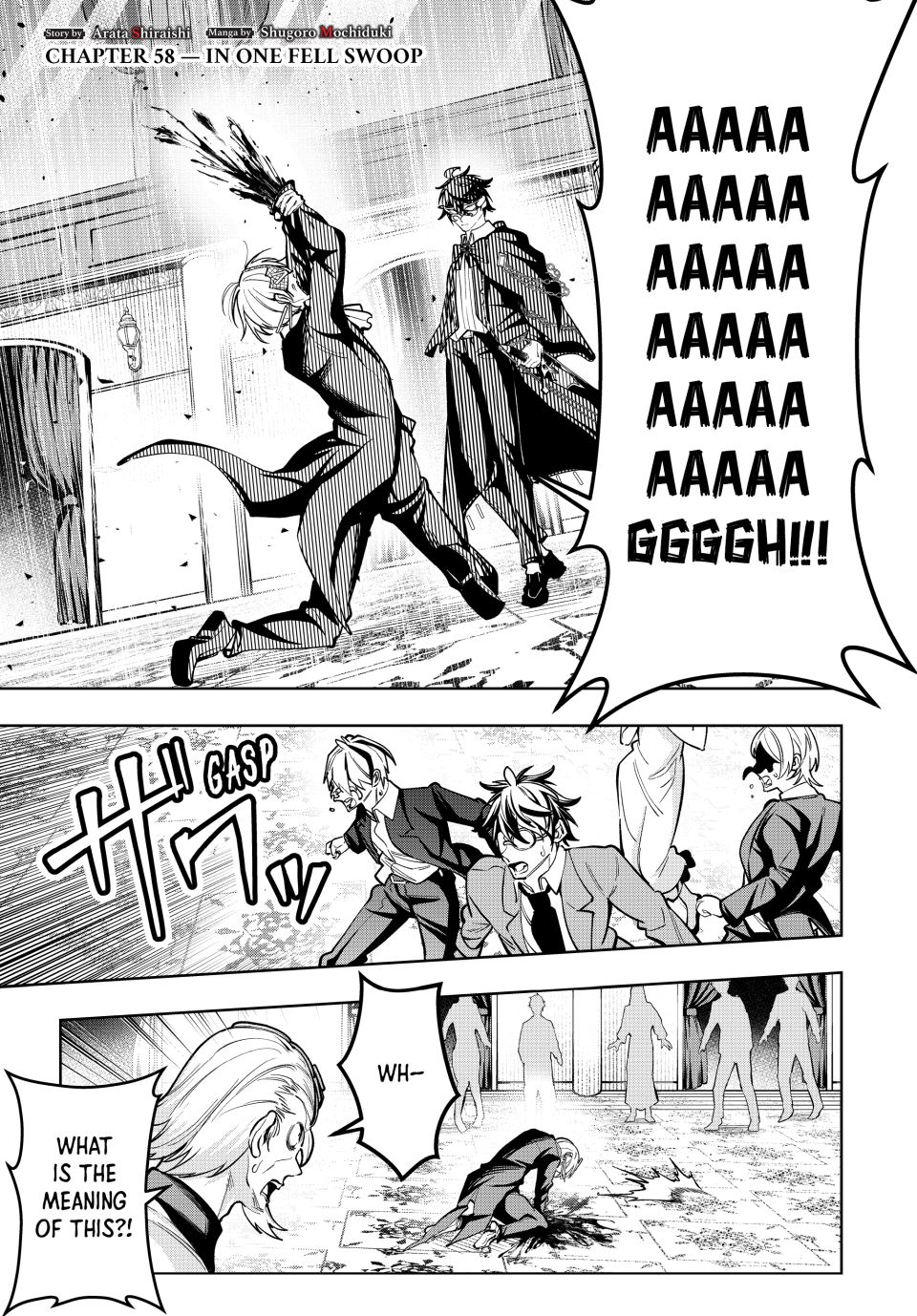 Master of the Magic Guild ~ Reborn and Starting Over Now for the Second Time at the Academy Chapter 58 page 1 - Chapter 58: In One Fell Swoop