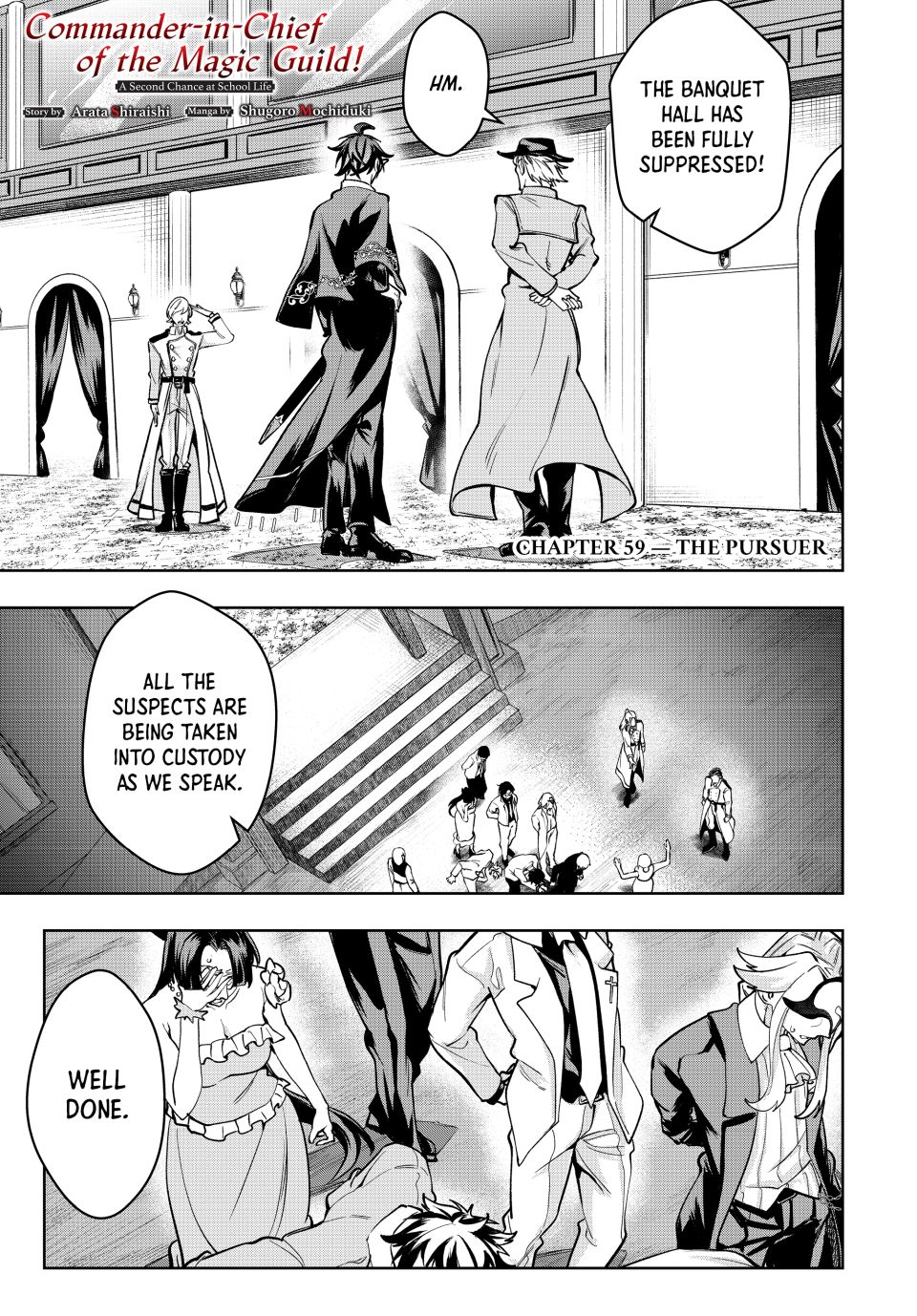 Master of the Magic Guild ~ Reborn and Starting Over Now for the Second Time at the Academy Chapter 59 page 1 - Chapter 59: The Pursuer
