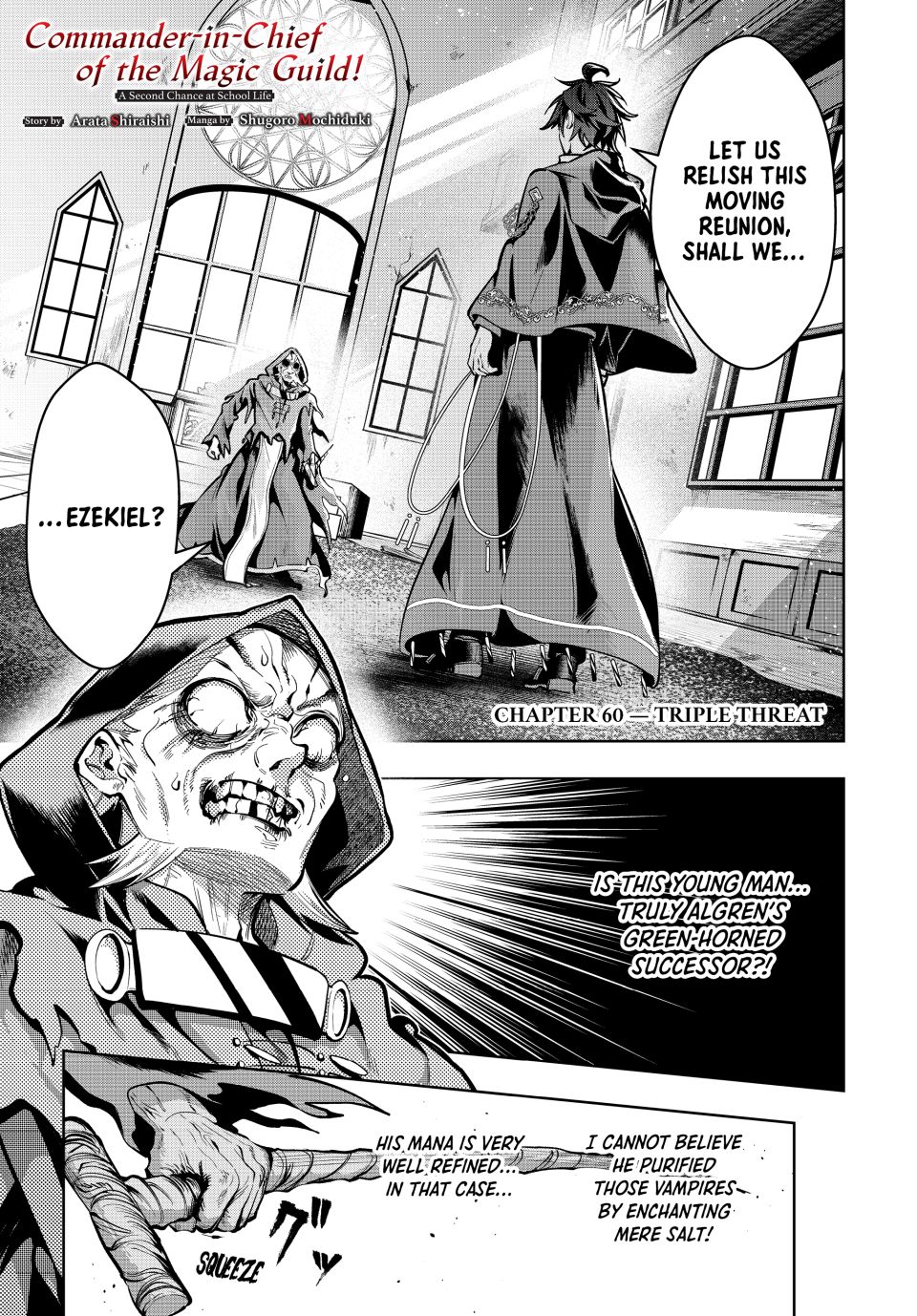 Master of the Magic Guild ~ Reborn and Starting Over Now for the Second Time at the Academy Chapter 60 page 1 - Chapter 60: Triple Threat