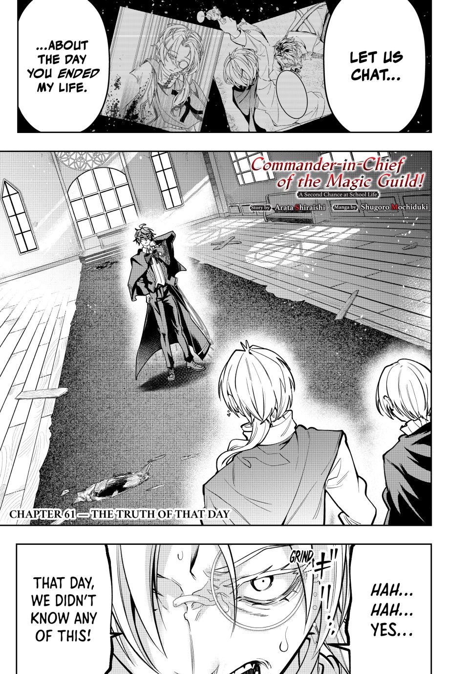 Master of the Magic Guild ~ Reborn and Starting Over Now for the Second Time at the Academy Chapter 61 page 1 - Chapter 61: The Truth of That Day