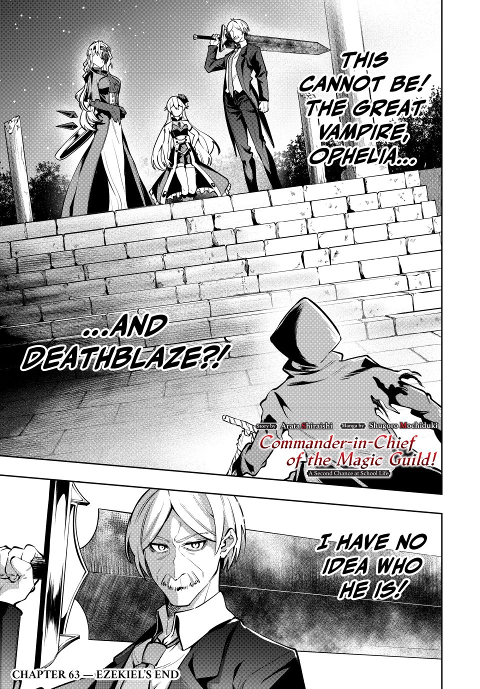 Master of the Magic Guild ~ Reborn and Starting Over Now for the Second Time at the Academy Chapter 63 page 1 - Chapter 63: Ezekiel's End