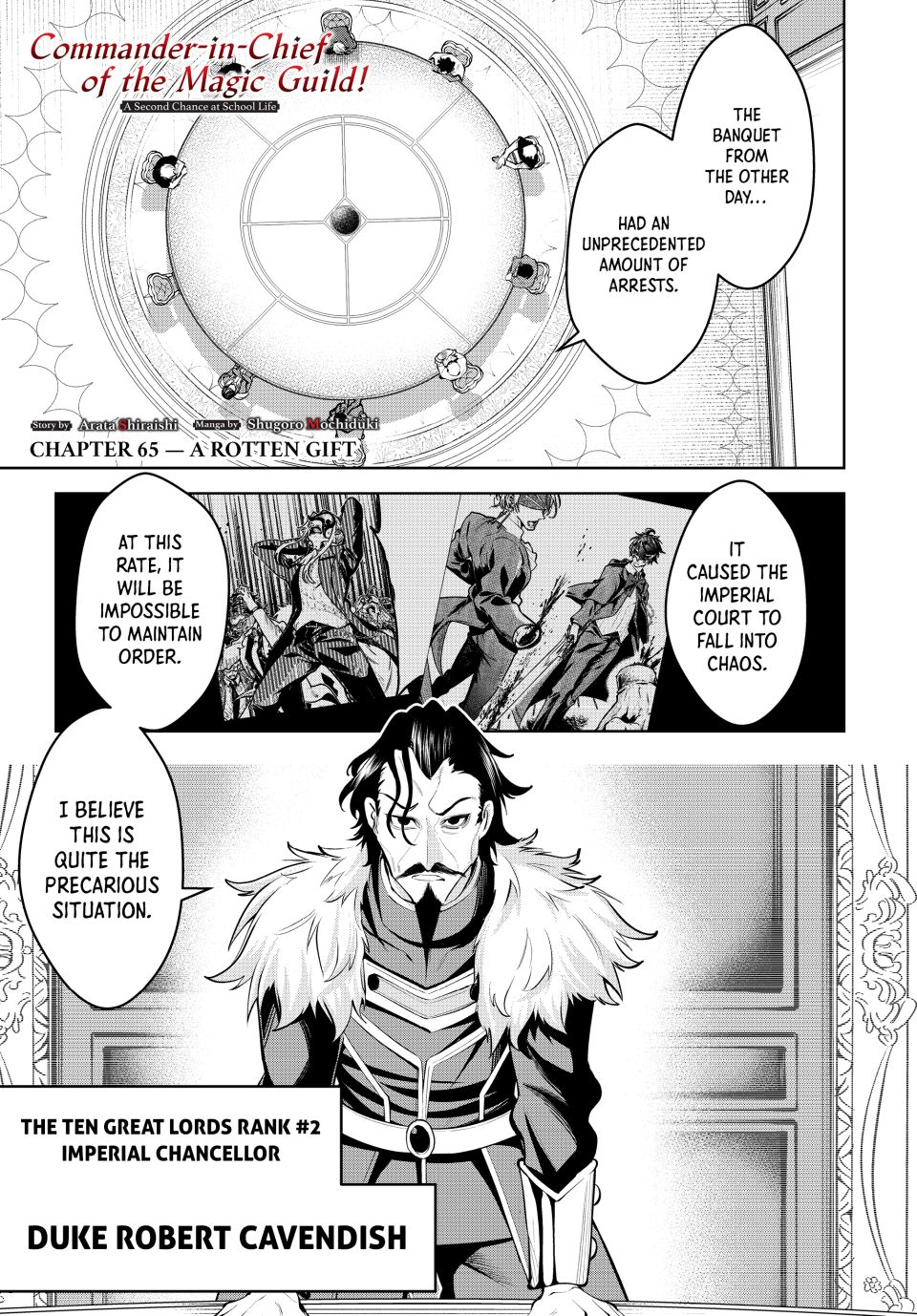 Master of the Magic Guild ~ Reborn and Starting Over Now for the Second Time at the Academy Chapter 65 page 1 - Chapter 65: A Rotten Gift