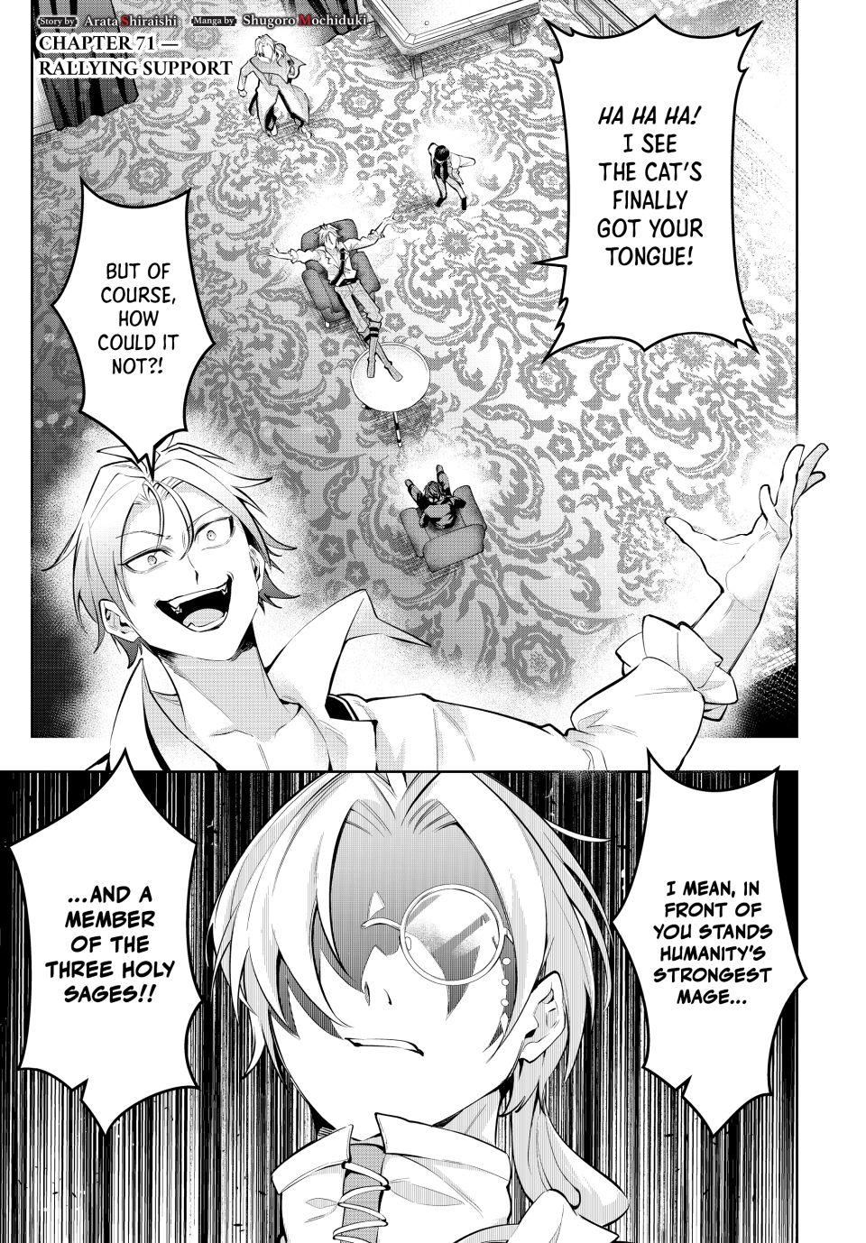 Master of the Magic Guild ~ Reborn and Starting Over Now for the Second Time at the Academy Chapter 71 page 1 - Chapter 71