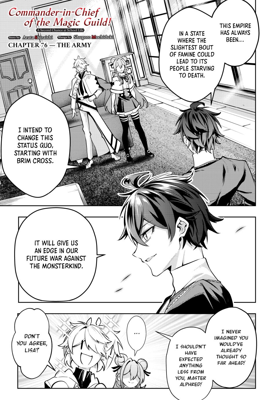 Master of the Magic Guild ~ Reborn and Starting Over Now for the Second Time at the Academy Chapter 76 page 1 - Chapter 76