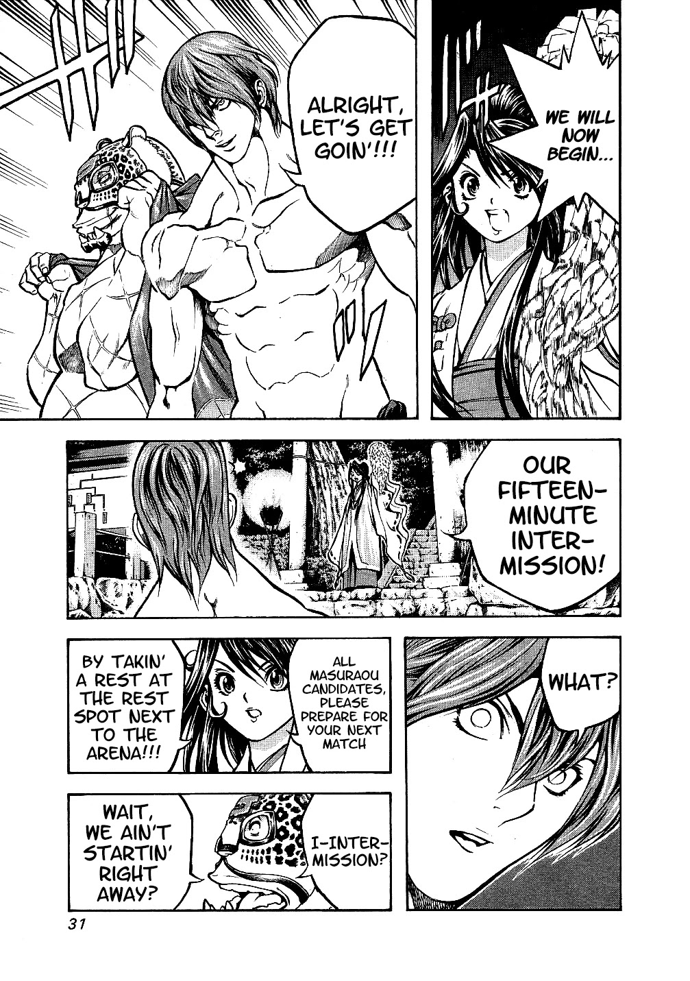 Masuraou Chapter 51 page 6 - Chapter 51: The Great Match Begins!!