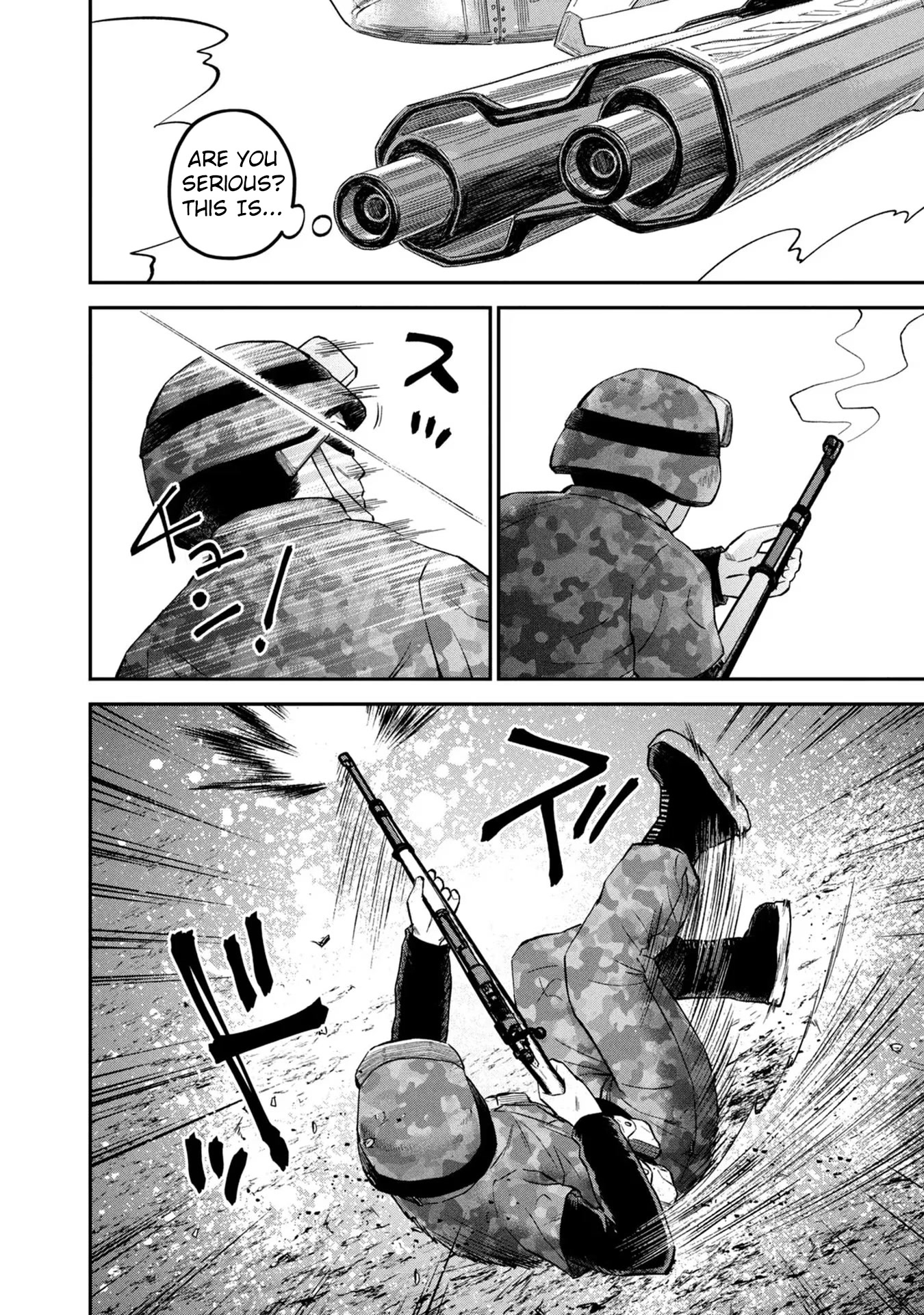 Matagi Gunner Chapter 21 page 14 - Chapter 21: But I’m Not