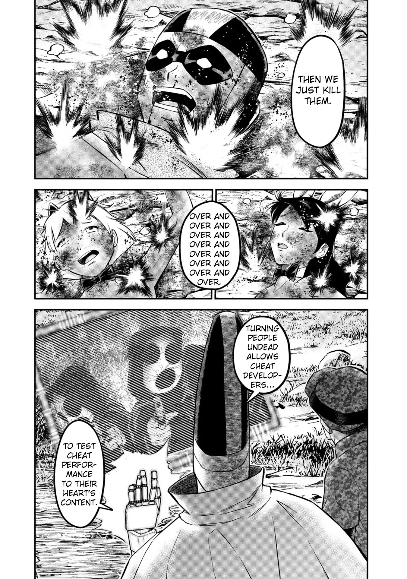 Matagi Gunner Chapter 22 page 19 - Chapter 22: Welcome to the Cheat Room