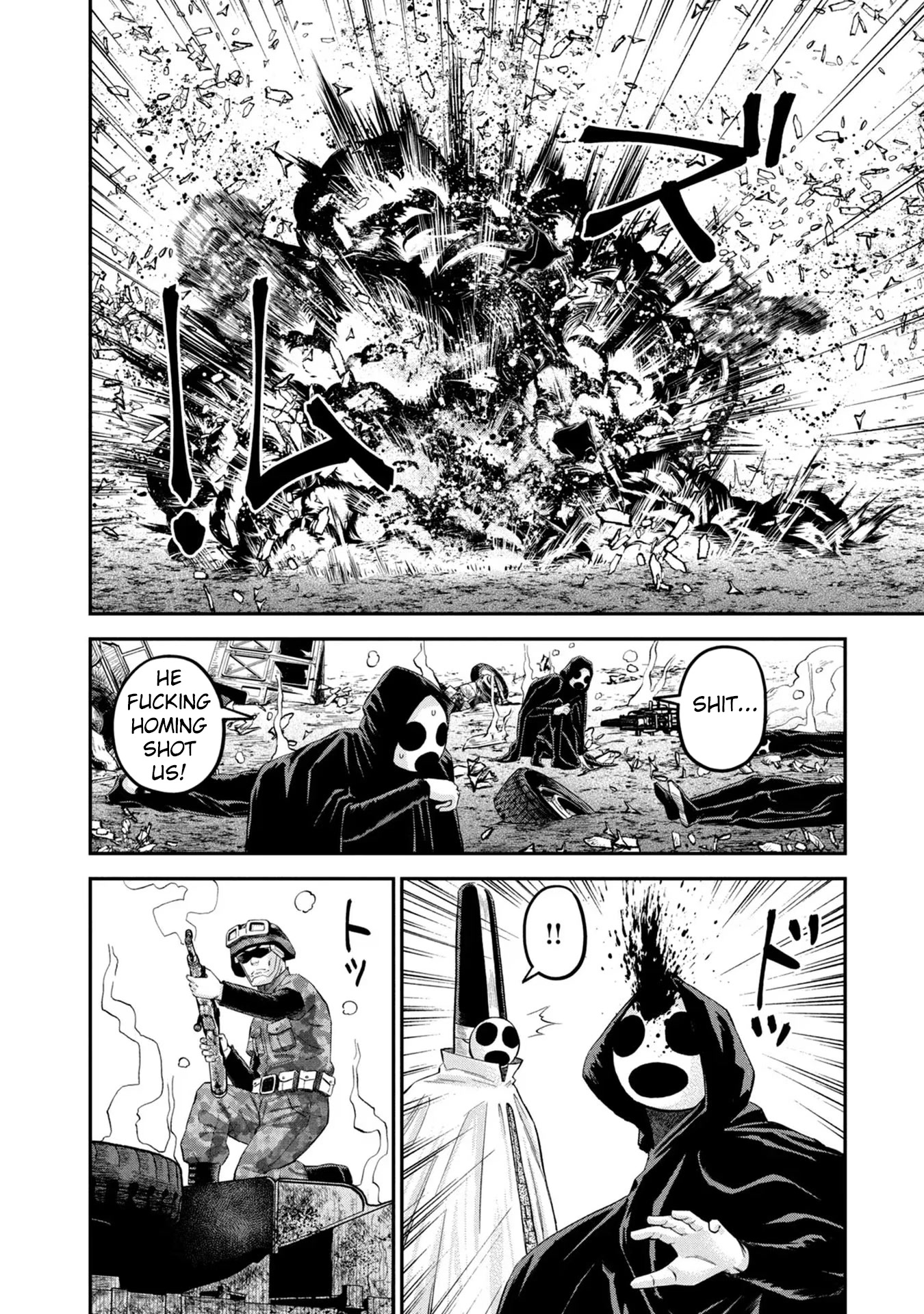 Matagi Gunner Chapter 25 page 12 - Chapter 25: Gone Like the Mask