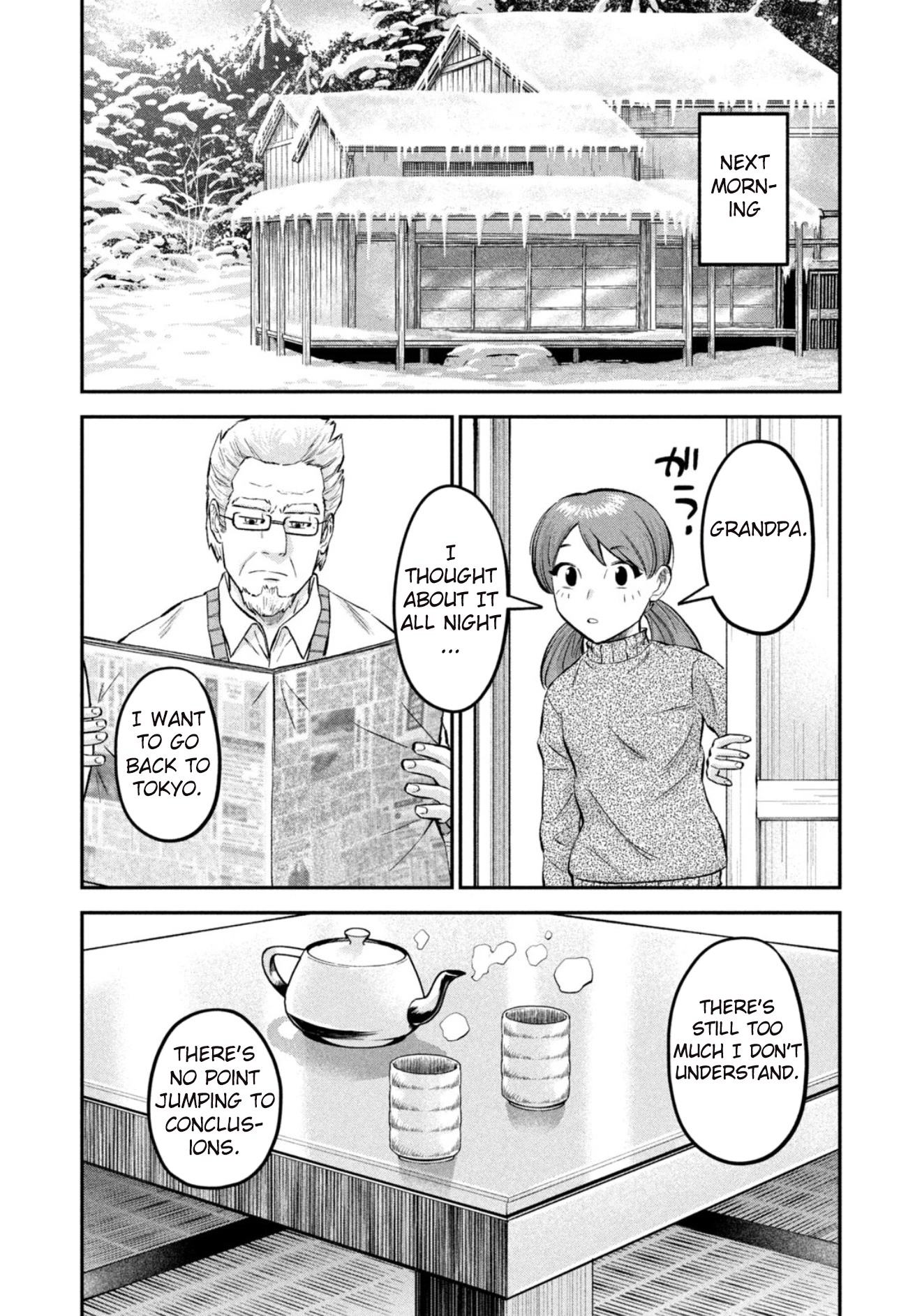 Matagi Gunner Chapter 28 page 14 - Chapter 28: Let’s Talk About Your Future Job