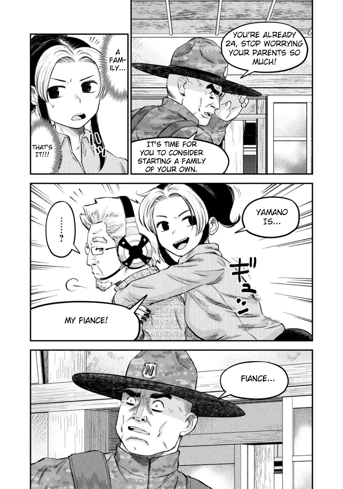 Matagi Gunner Chapter 37 page 14 - Chapter 37: Uninvited Guest