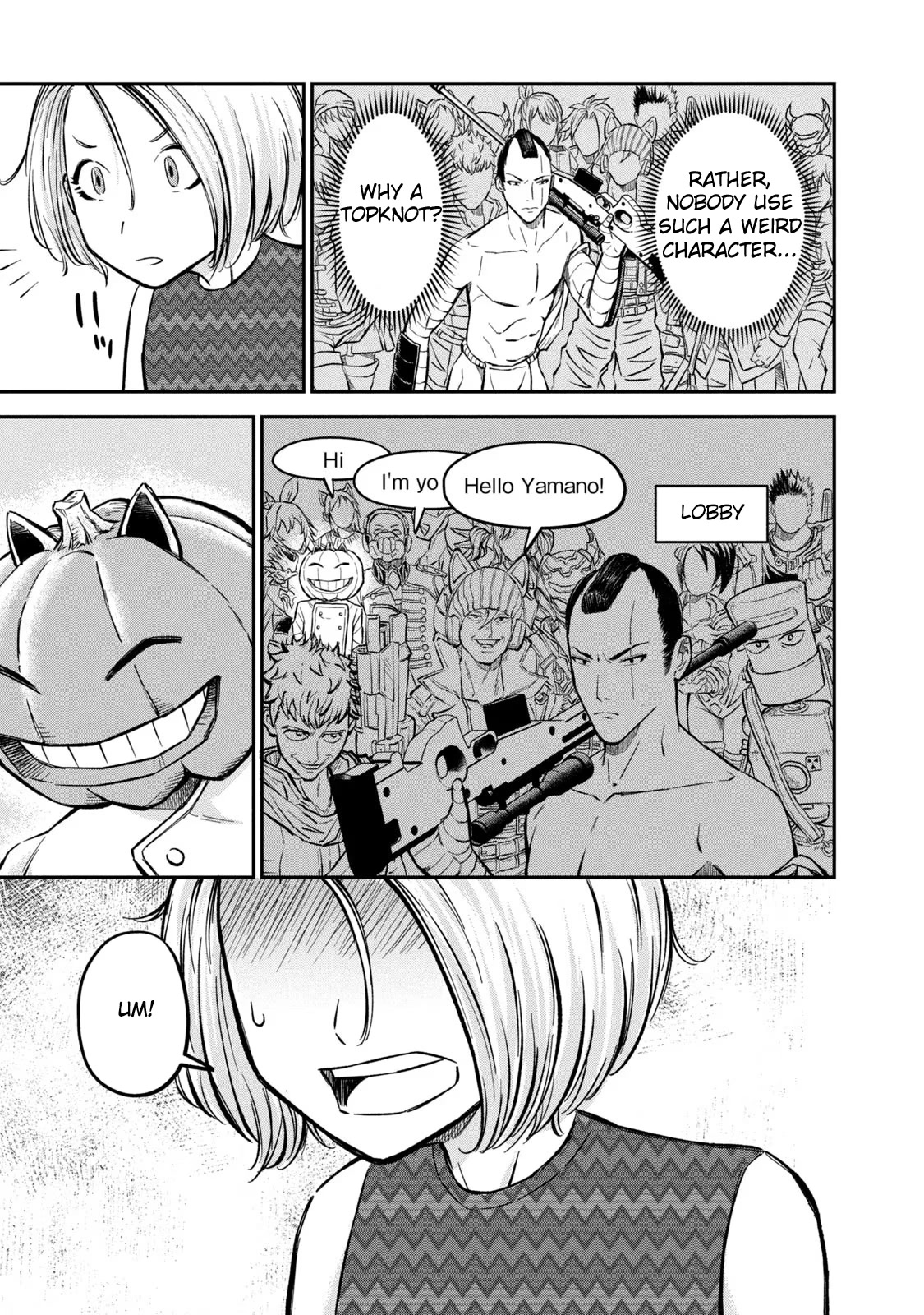 Matagi Gunner Chapter 4 page 5 - Chapter 4: Matagi, Student, and Occasionally Electronics Store
