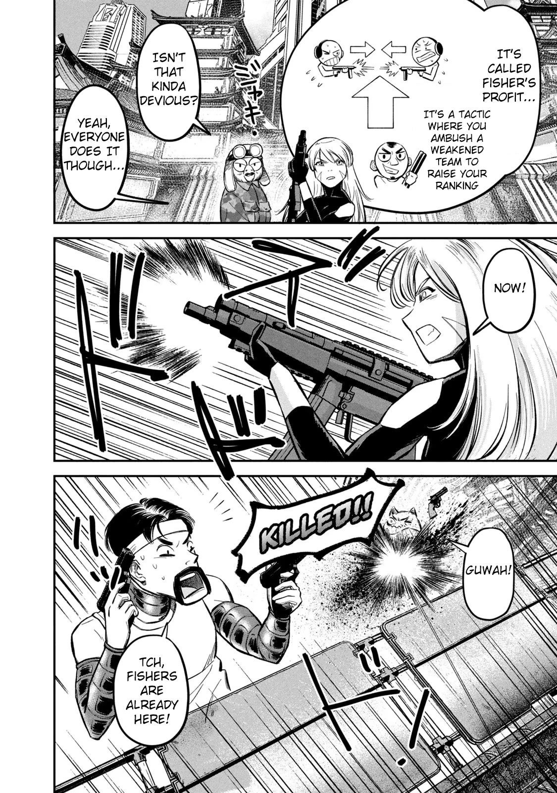 Matagi Gunner Chapter 6 page 14 - Chapter 6: Now That I’ve Drawn My Gun