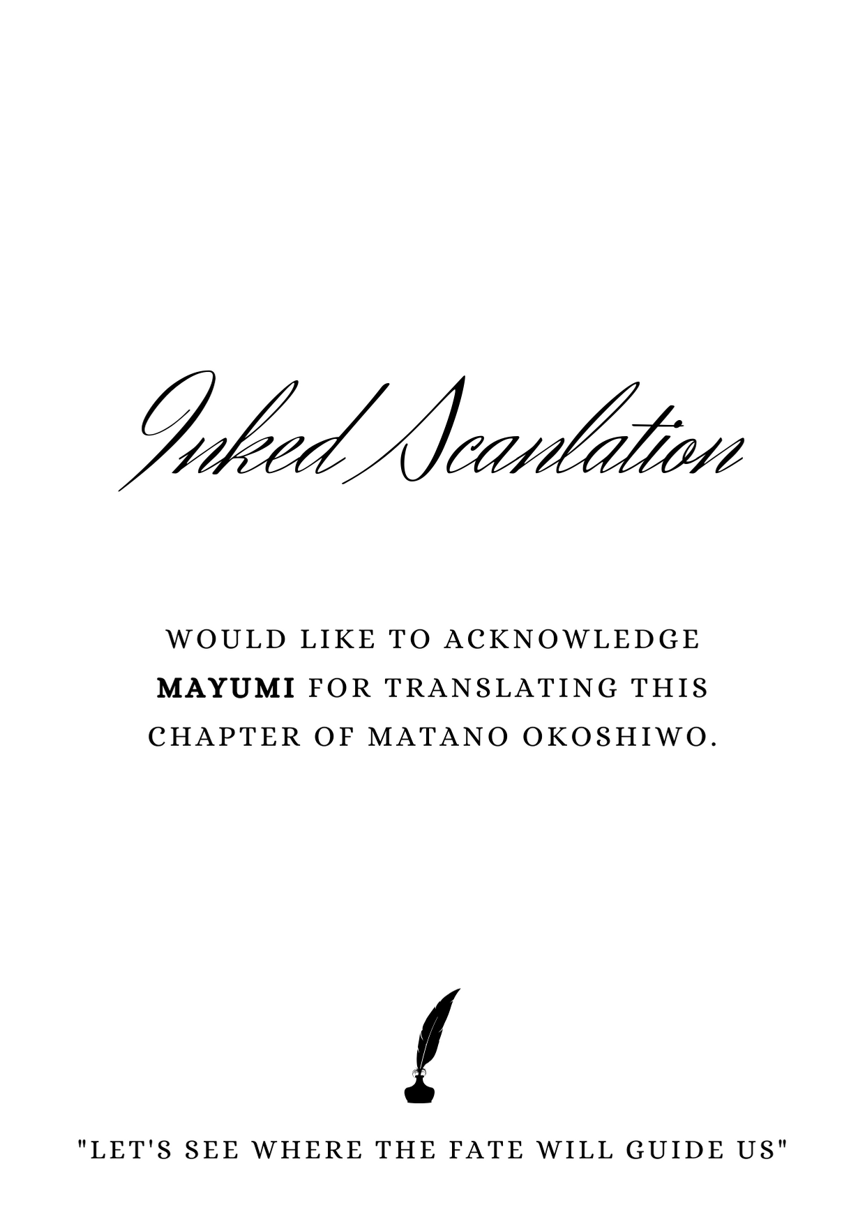 Matano Okoshiwo Chapter 11.8 page 1 - Chapter 11.8