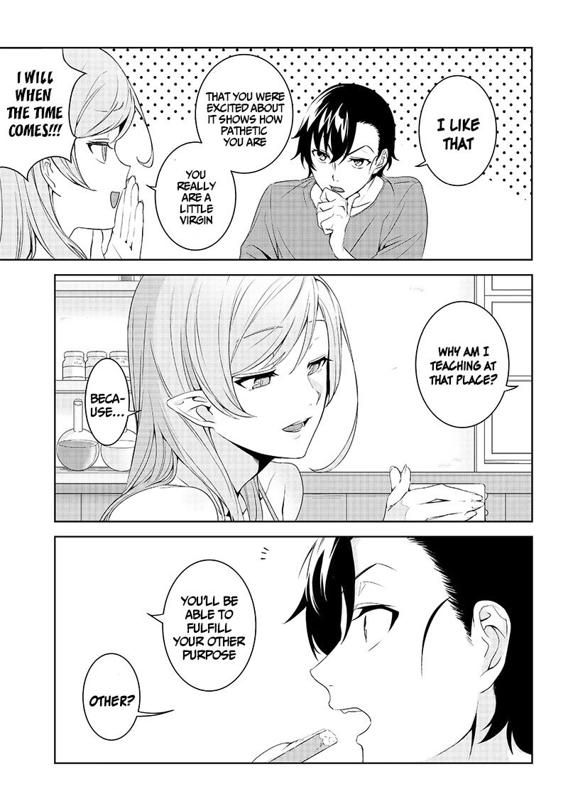 Matei Kyoushi to Juuzoku Shoujo no Haitoku Keiyaku Chapter 1.1 page 9 - Chapter 1.1: The womens academy