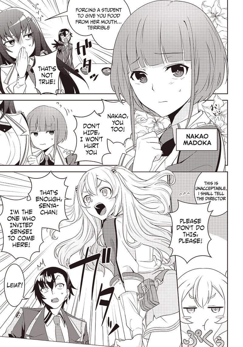 Matei Kyoushi to Juuzoku Shoujo no Haitoku Keiyaku Chapter 2.1 page 11 - Chapter 2.1: The demon and a kiss