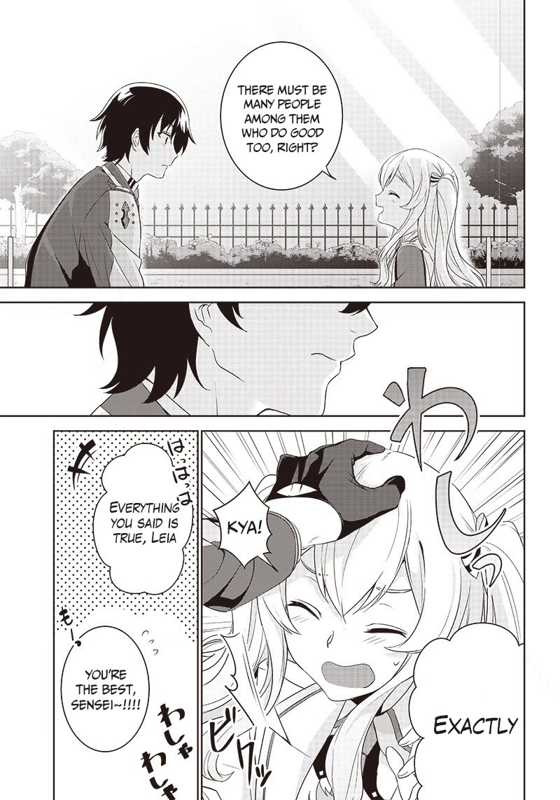 Matei Kyoushi to Juuzoku Shoujo no Haitoku Keiyaku Chapter 2.1 page 5 - Chapter 2.1: The demon and a kiss