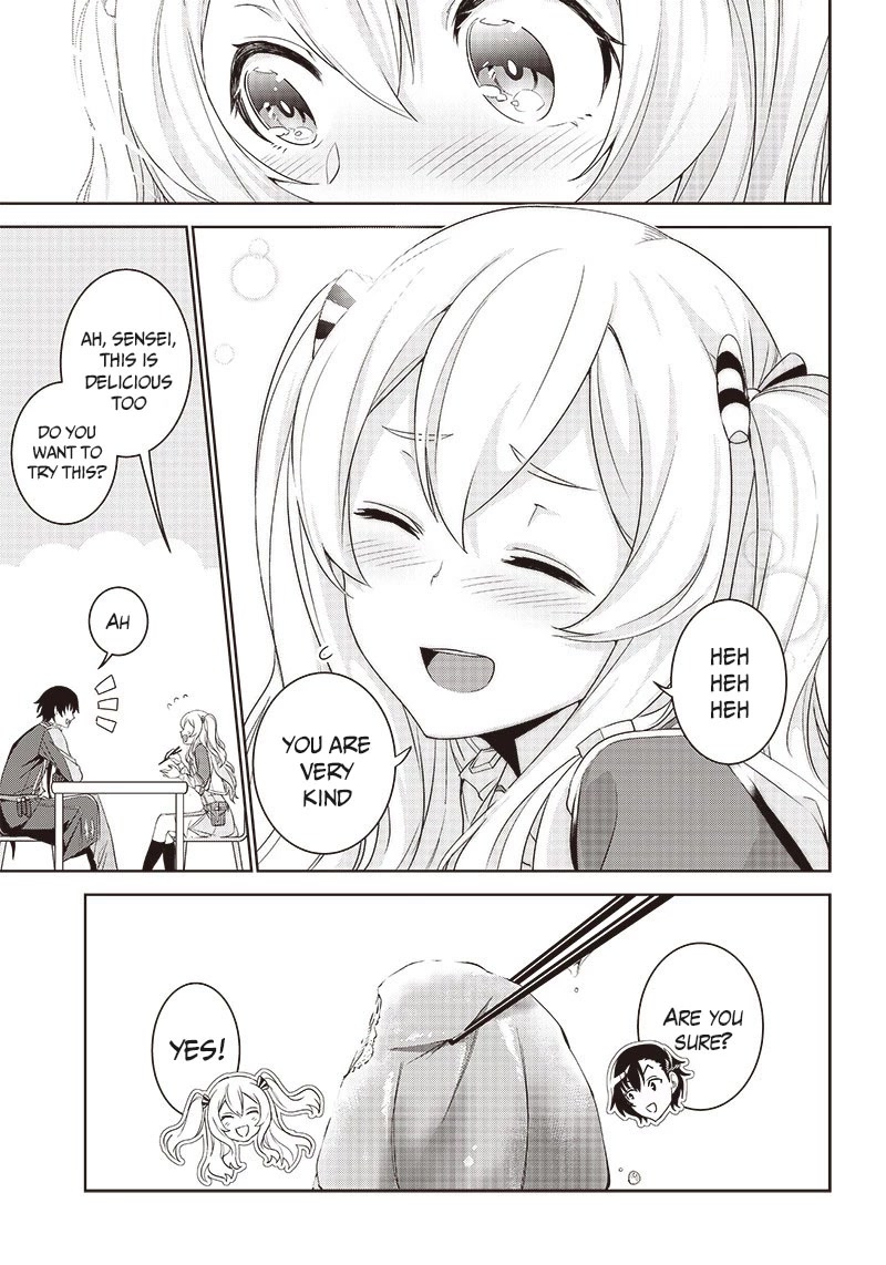 Matei Kyoushi to Juuzoku Shoujo no Haitoku Keiyaku Chapter 2.1 page 7 - Chapter 2.1: The demon and a kiss