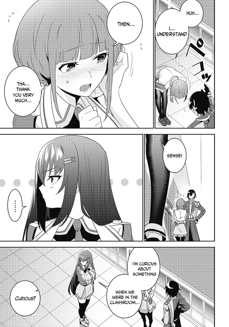 Matei Kyoushi to Juuzoku Shoujo no Haitoku Keiyaku Chapter 3.1 page 19 - Chapter 3.1: The shadow of the school