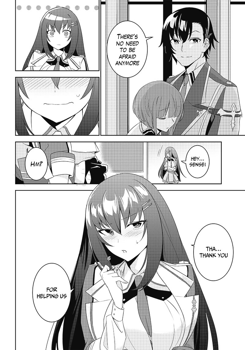 Matei Kyoushi to Juuzoku Shoujo no Haitoku Keiyaku Chapter 3.1 page 4 - Chapter 3.1: The shadow of the school