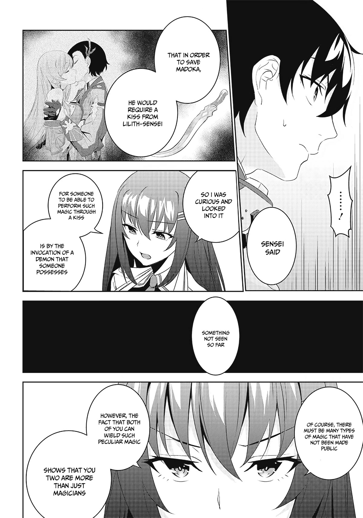 Matei Kyoushi to Juuzoku Shoujo no Haitoku Keiyaku Chapter 3.2 page 15 - Chapter 3.2: The shadow of the school