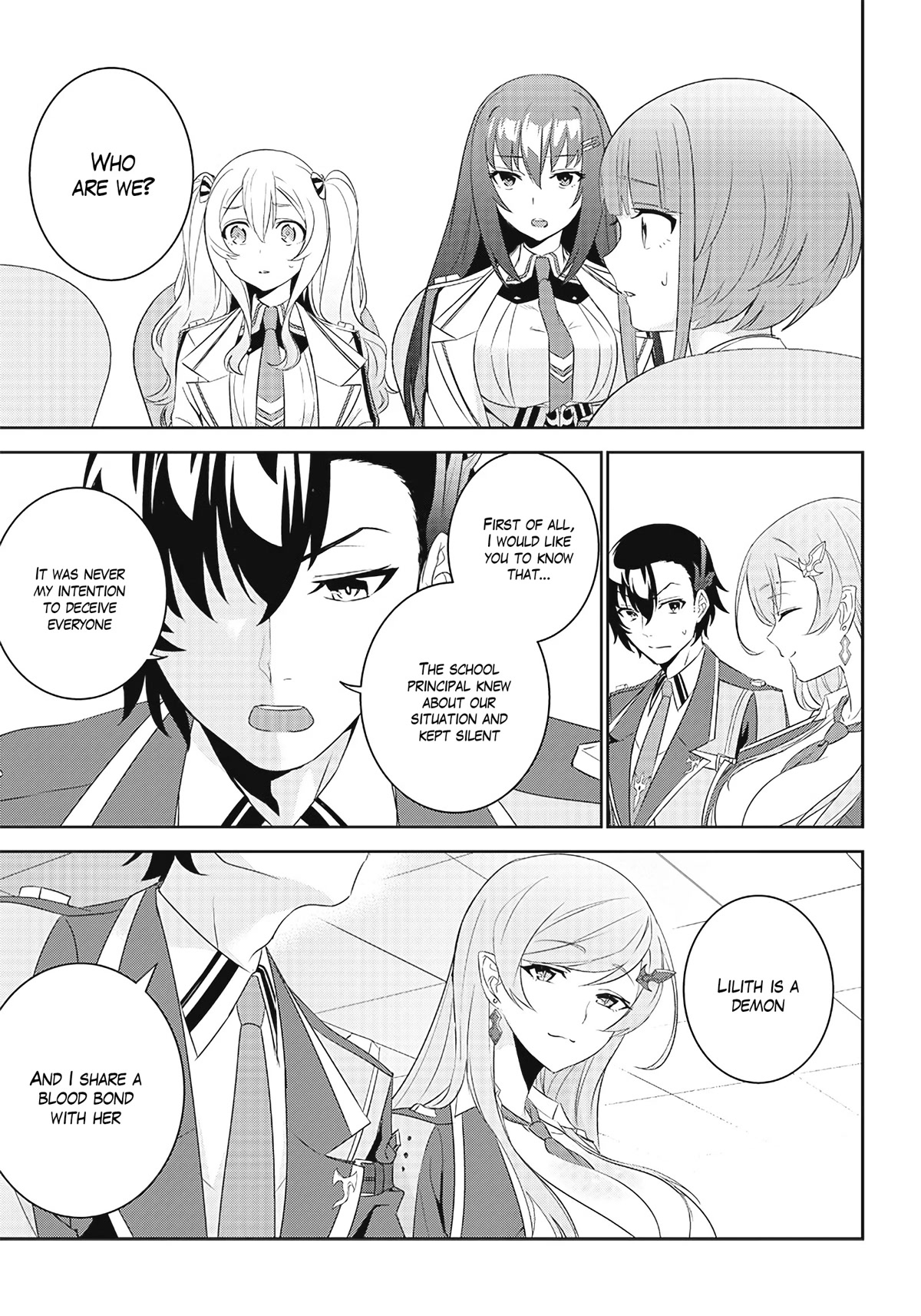 Matei Kyoushi to Juuzoku Shoujo no Haitoku Keiyaku Chapter 3.2 page 16 - Chapter 3.2: The shadow of the school