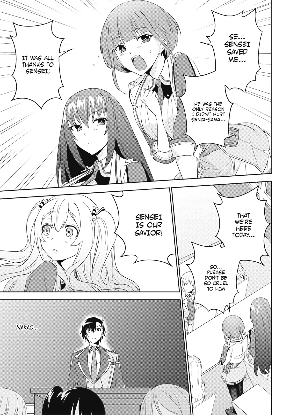 Matei Kyoushi to Juuzoku Shoujo no Haitoku Keiyaku Chapter 3.2 page 4 - Chapter 3.2: The shadow of the school