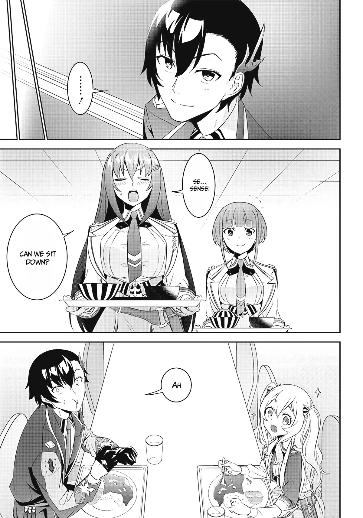 Matei Kyoushi to Juuzoku Shoujo no Haitoku Keiyaku Chapter 3.2 page 6 - Chapter 3.2: The shadow of the school