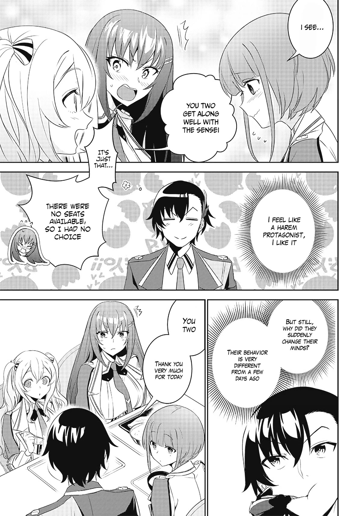 Matei Kyoushi to Juuzoku Shoujo no Haitoku Keiyaku Chapter 3.2 page 8 - Chapter 3.2: The shadow of the school