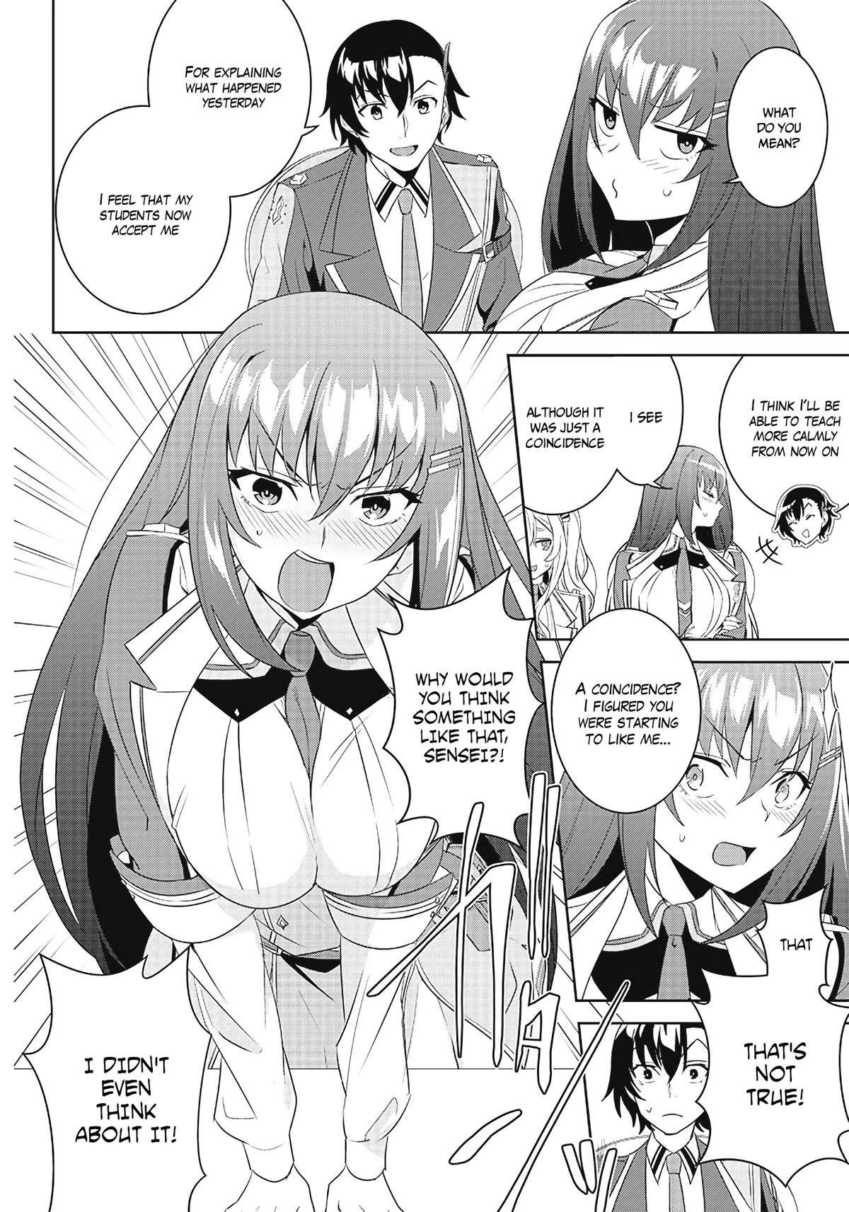 Matei Kyoushi to Juuzoku Shoujo no Haitoku Keiyaku Chapter 3.2 page 9 - Chapter 3.2: The shadow of the school