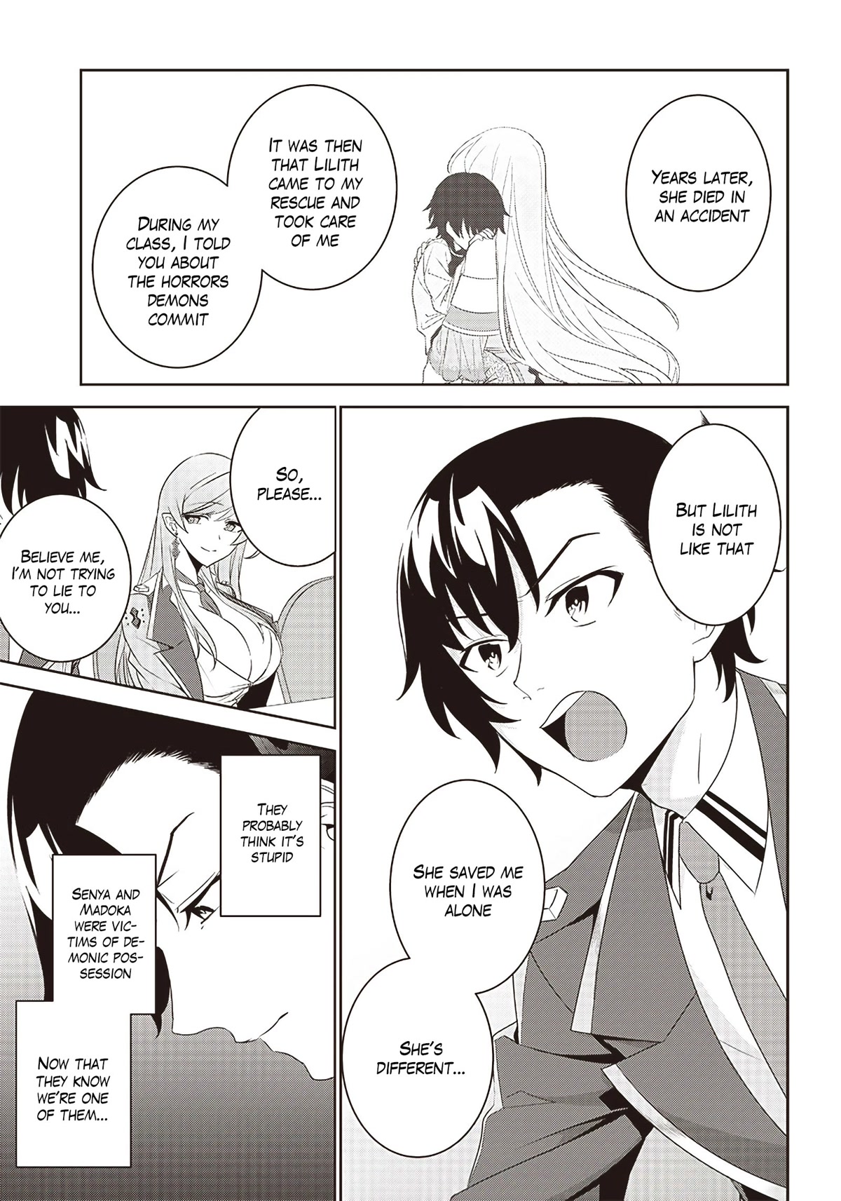 Matei Kyoushi to Juuzoku Shoujo no Haitoku Keiyaku Chapter 4.1 page 3 - Chapter 4.1: Love or fiction