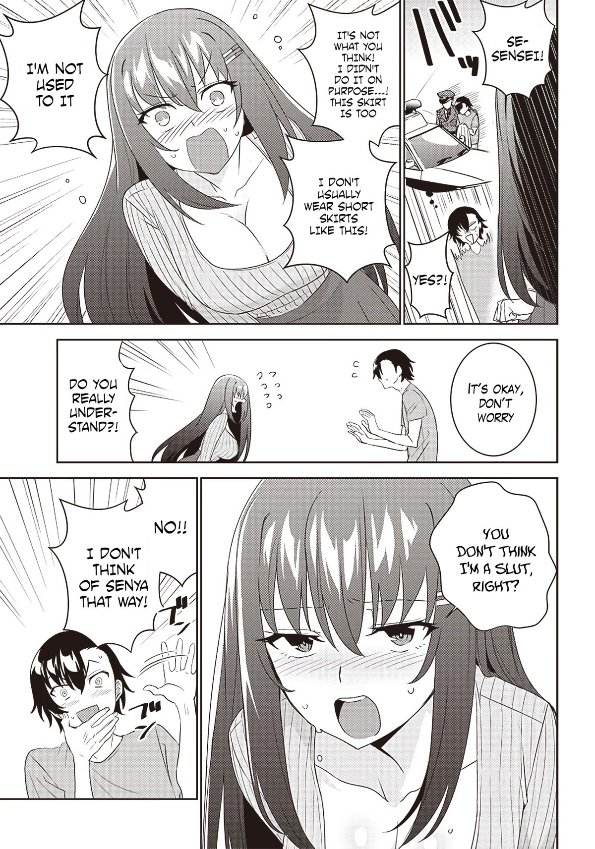 Matei Kyoushi to Juuzoku Shoujo no Haitoku Keiyaku Chapter 5.1 page 13 - Chapter 5.1: Group Study