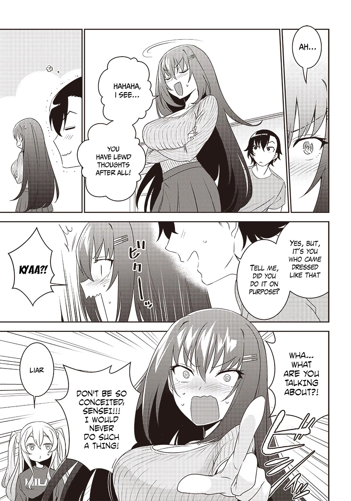 Matei Kyoushi to Juuzoku Shoujo no Haitoku Keiyaku Chapter 5.1 page 7 - Chapter 5.1: Group Study