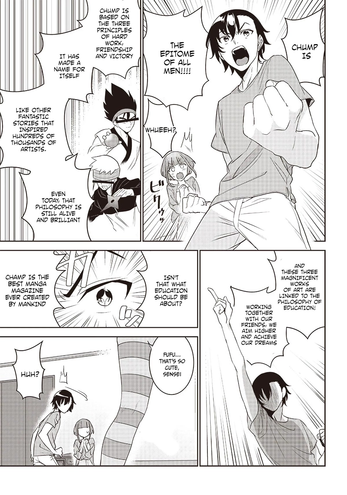 Matei Kyoushi to Juuzoku Shoujo no Haitoku Keiyaku Chapter 5.1 page 9 - Chapter 5.1: Group Study